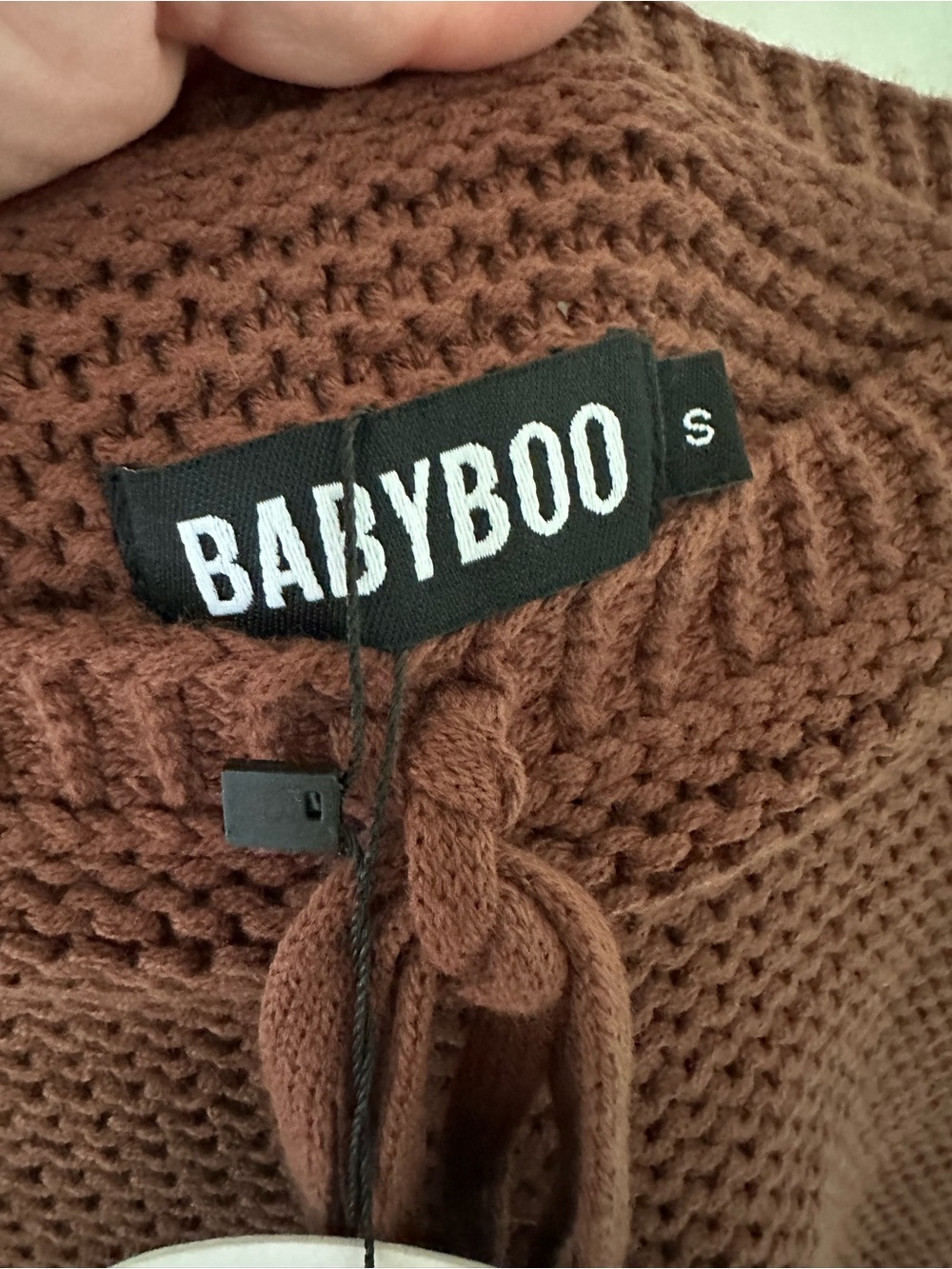 NWT BABYBOO NETTA MINI SKIRT - CHOCOLATE size S - Picture 6 of 8